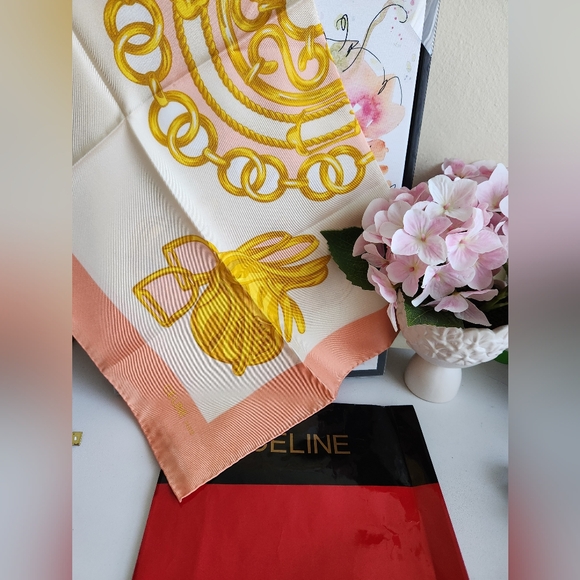 CELINE Silk Scarf - Picture 1 of 5